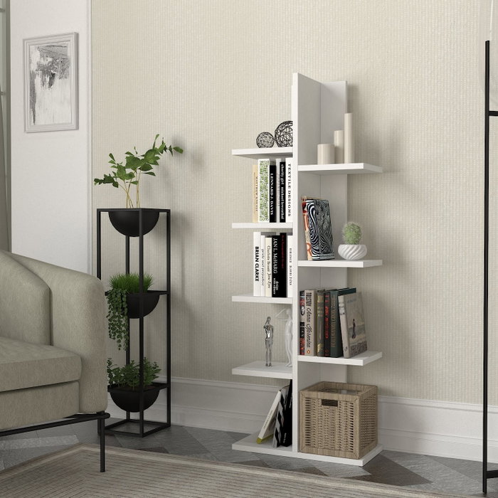 Hanah Home Tree - Estantería Escandinava Blanca